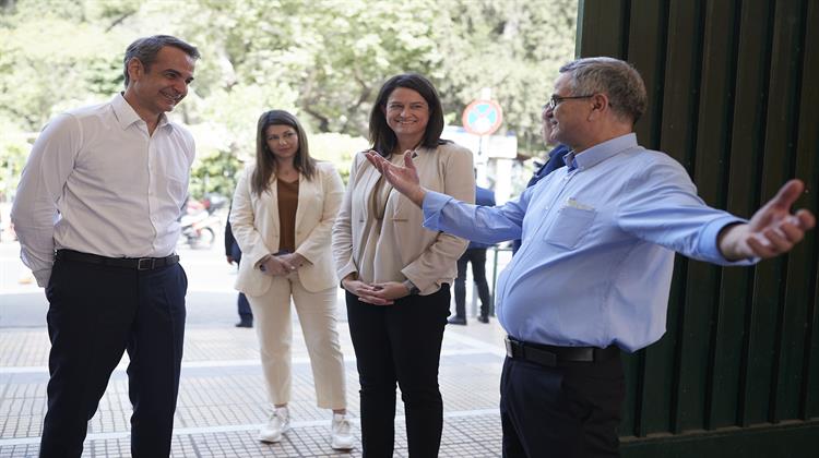 Επίσκεψη του Πρωθυπουργού  Κυριάκου Μητσοτάκη στο 7ο Γυμνάσιο Αθηνών